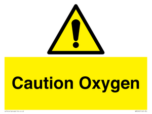 WN5242: Caution Oxygen