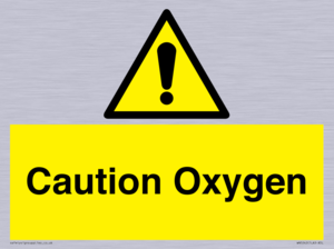 WN5242: Caution Oxygen