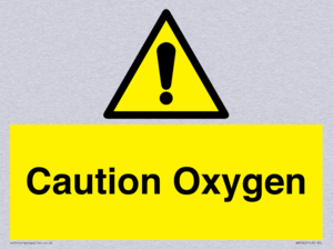 WN5242: Caution Oxygen