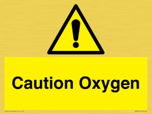 WN5242: Caution Oxygen