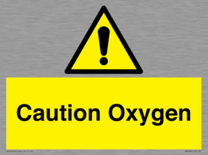 WN5242: Caution Oxygen