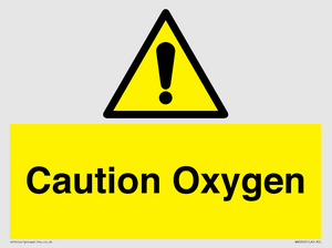 WN5242: Caution Oxygen