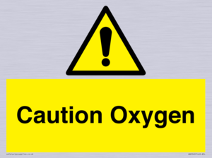 WN5242: Caution Oxygen