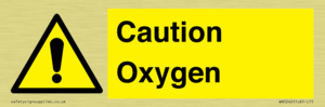 WN5242: Caution Oxygen