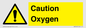 WN5242: Caution Oxygen
