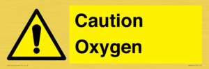 WN5242: Caution Oxygen