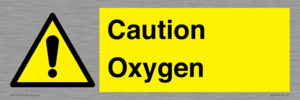 WN5242: Caution Oxygen