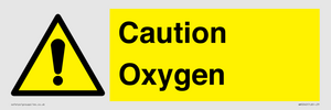 WN5242: Caution Oxygen