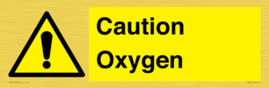 WN5242: Caution Oxygen