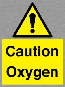 WN5242: Caution Oxygen