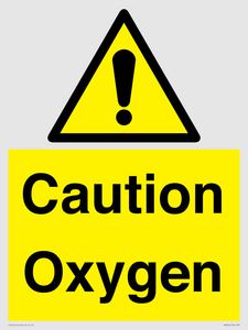 WN5242: Caution Oxygen