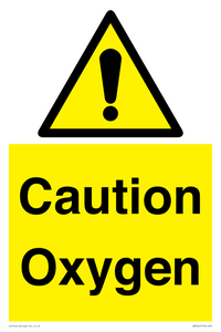 WN5242: Caution Oxygen