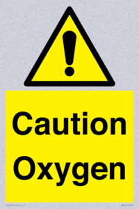 WN5242: Caution Oxygen