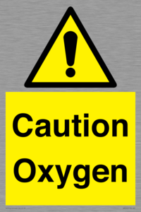 WN5242: Caution Oxygen