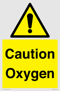 WN5242: Caution Oxygen