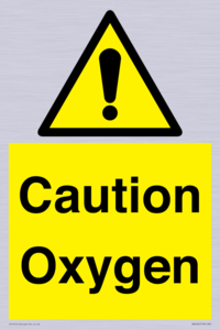 WN5242: Caution Oxygen