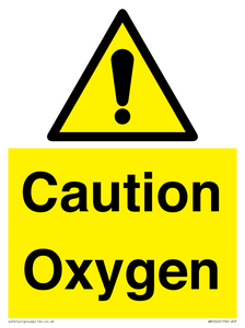 WN5242: Caution Oxygen