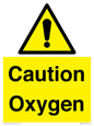 WN5242: Caution Oxygen