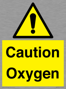 WN5242: Caution Oxygen