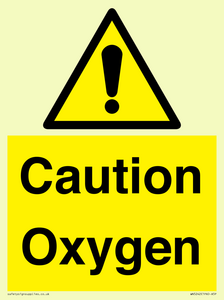 WN5242: Caution Oxygen