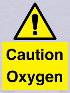 WN5242: Caution Oxygen