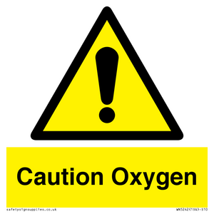 WN5242: Caution Oxygen
