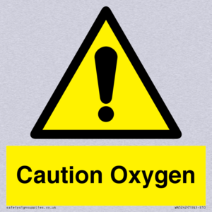 WN5242: Caution Oxygen
