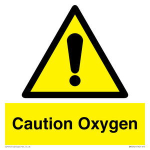 WN5242: Caution Oxygen