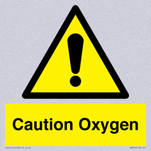 WN5242: Caution Oxygen
