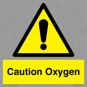 WN5242: Caution Oxygen