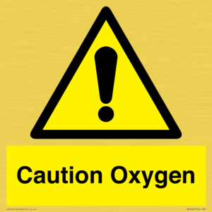 WN5242: Caution Oxygen