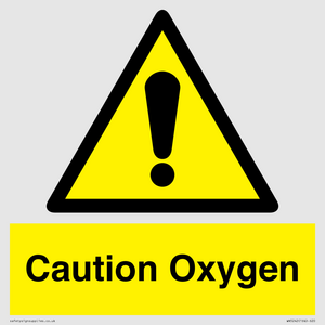 WN5242: Caution Oxygen