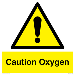 WN5242: Caution Oxygen