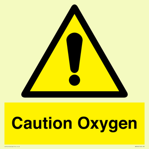 WN5242: Caution Oxygen