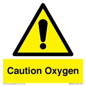 WN5242: Caution Oxygen