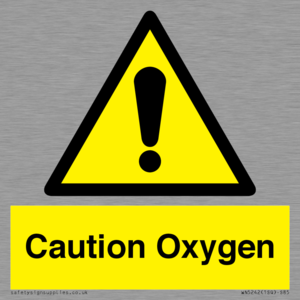 WN5242: Caution Oxygen