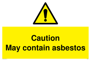 WN5375: Caution May contain asbestos
