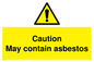 WN5375: Caution May contain asbestos