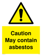 WN5375: Caution May contain asbestos