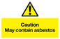 WN5375: Caution May contain asbestos