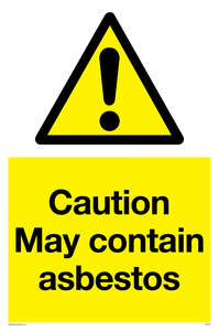 WN5375: Caution May contain asbestos