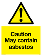 WN5375: Caution May contain asbestos