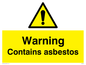 WN5390: Warning Contains asbestos