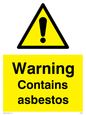 WN5390: Warning Contains asbestos
