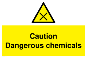 WN5407: Warning Dangerous chemicals