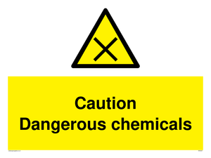 WN5407: Warning Dangerous chemicals