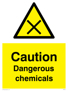 WN5407: Warning Dangerous chemicals