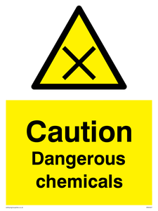 WN5407: Warning Dangerous chemicals