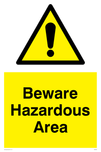 WN5429: Beware Hazardous area