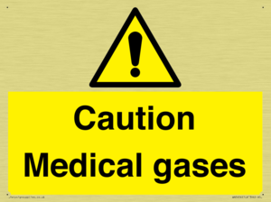 WN5456: Caution Medical gases